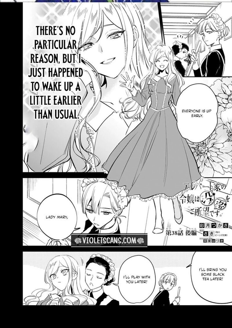 Albert Ke No Reijou Wa Botsuraku Wo Go Shomou Desu Chapter 38b Page 3