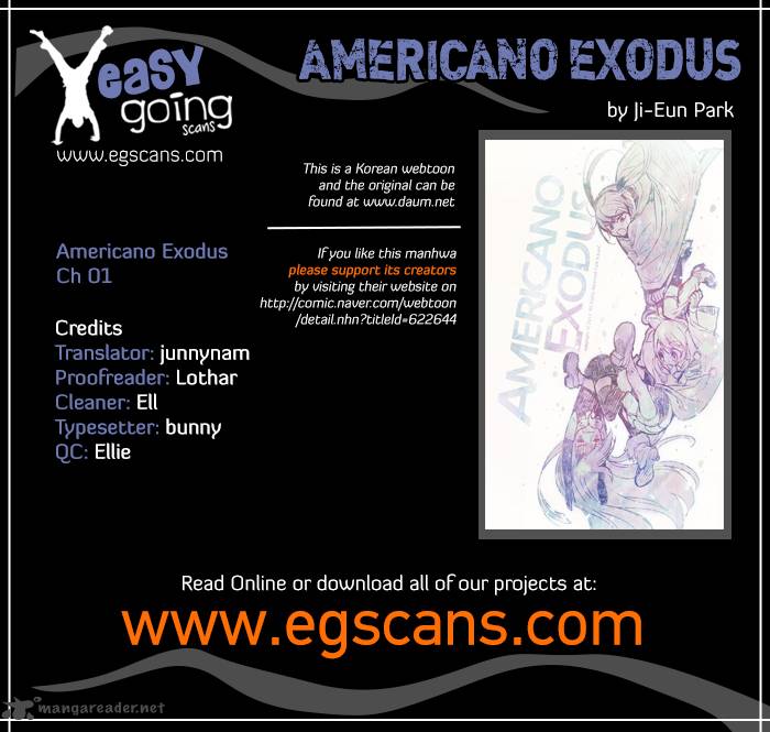 Americano Exodus Chapter 1 Page 1