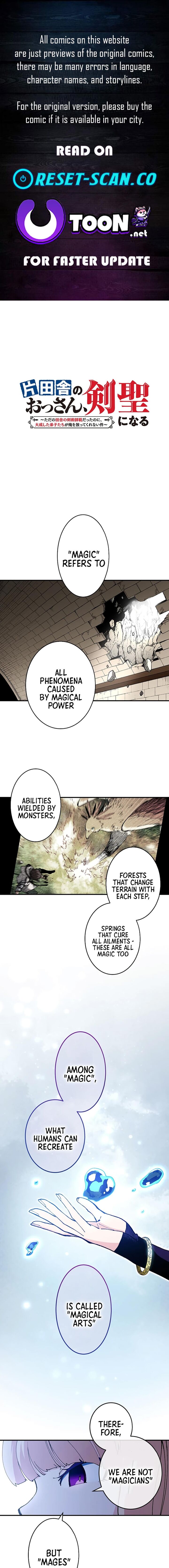 An Old Man From The Countryside Becomes A Swords Saint I Was Just A Rural Sword Teacher But My Successful Students Wont Leave Me Alone Chapter 33 Page 1