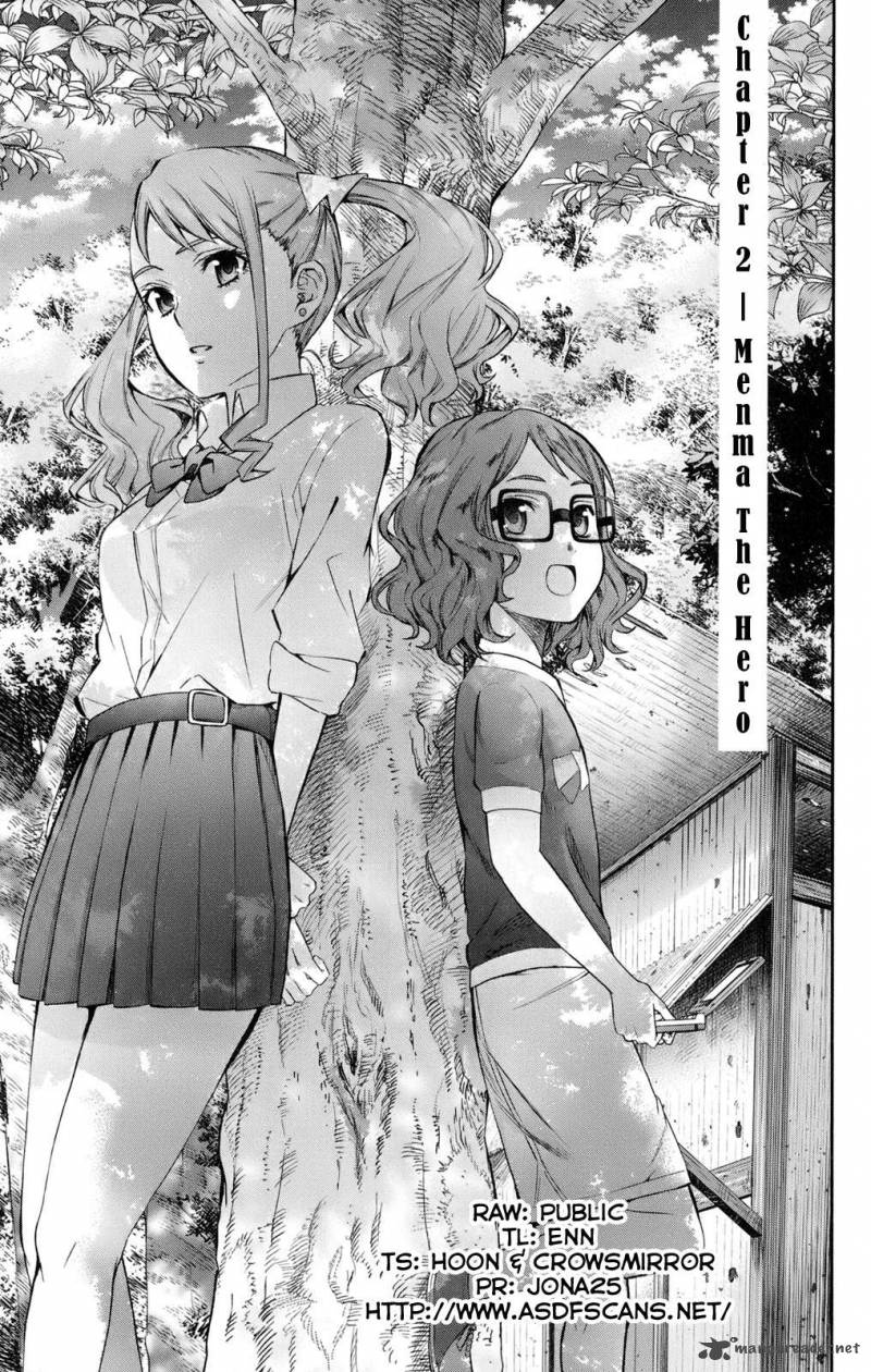 Ano Hi Mita Hana No Namae O Bokutachi Wa Mada Shiranai Chapter 2 Page 1