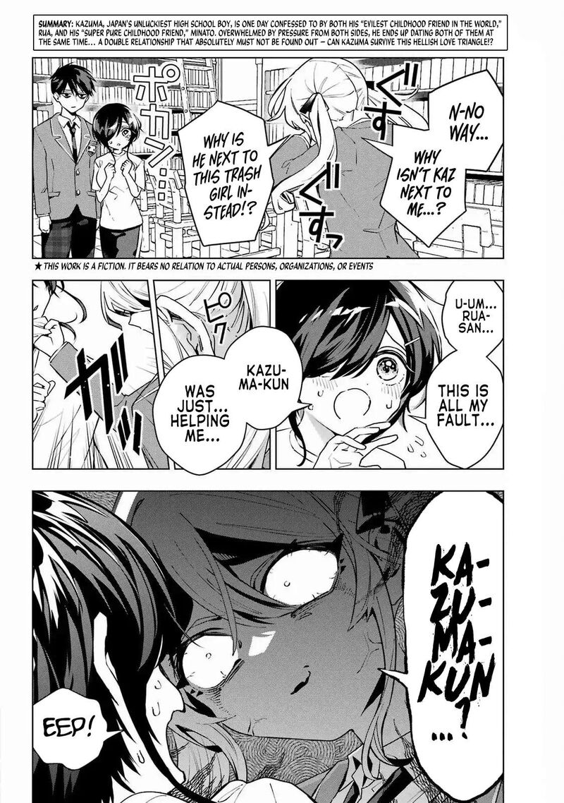 Anta To Osananajimi Tte Dake Demo Iya Nanoni Zekkou Kara Hajimaru Skyuu Bishoujo To No Gakuen Nariagari Seikatsu Chapter 3 Page 4