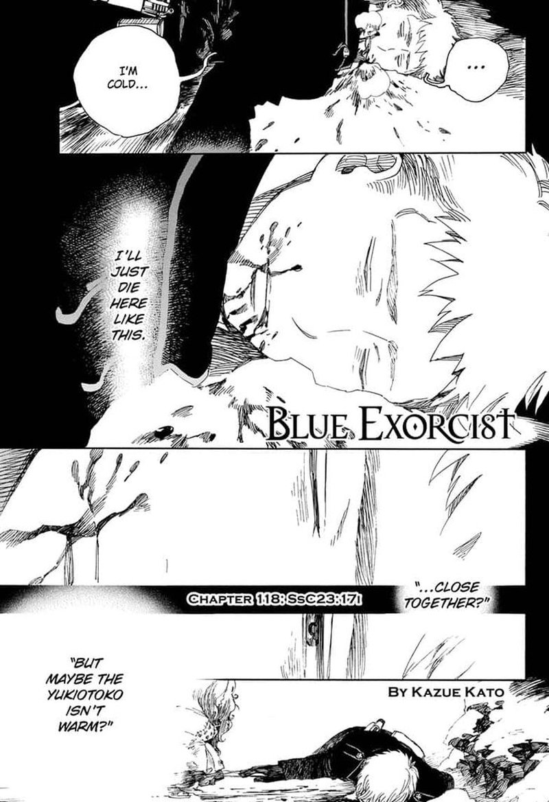 Ao No Exorcist Chapter 118 Page 1