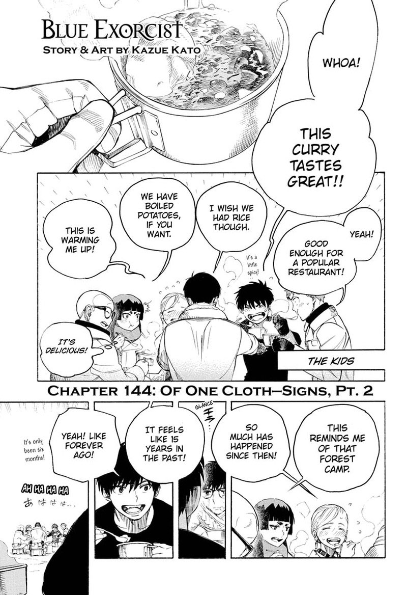Ao No Exorcist Chapter 144 Page 1
