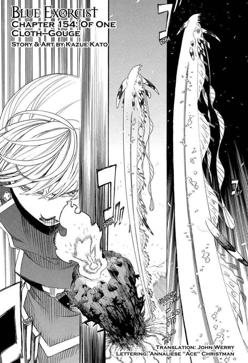 Ao No Exorcist Chapter 154 Page 1