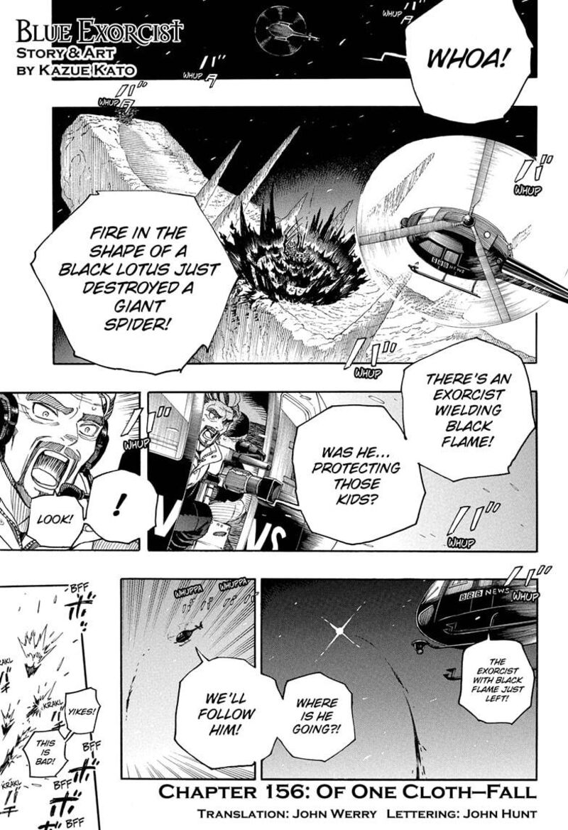 Ao No Exorcist Chapter 156 Page 1