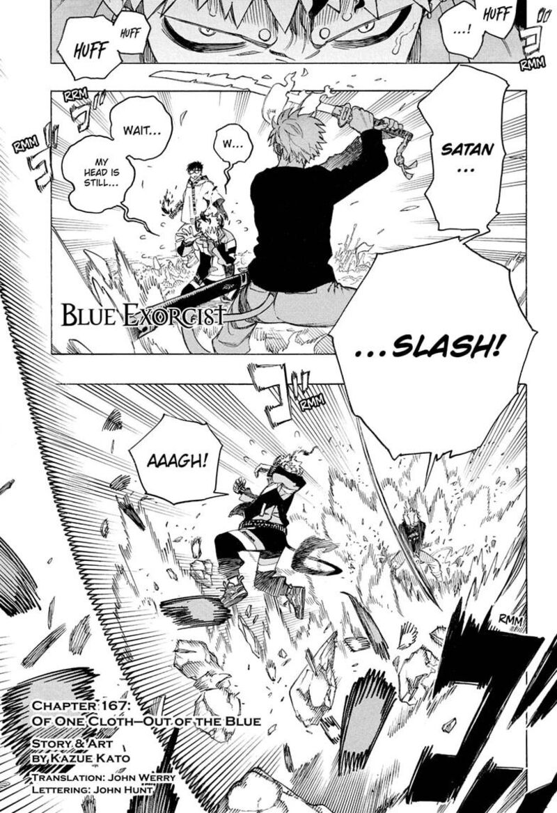 Ao No Exorcist Chapter 167 Page 1