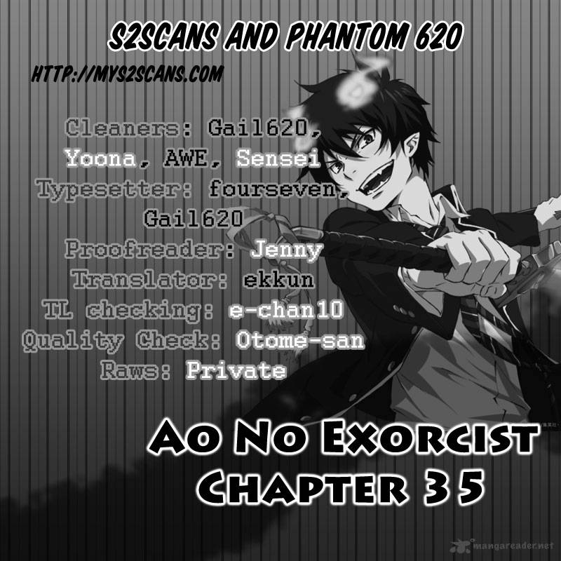 Ao No Exorcist Chapter 35 Page 1