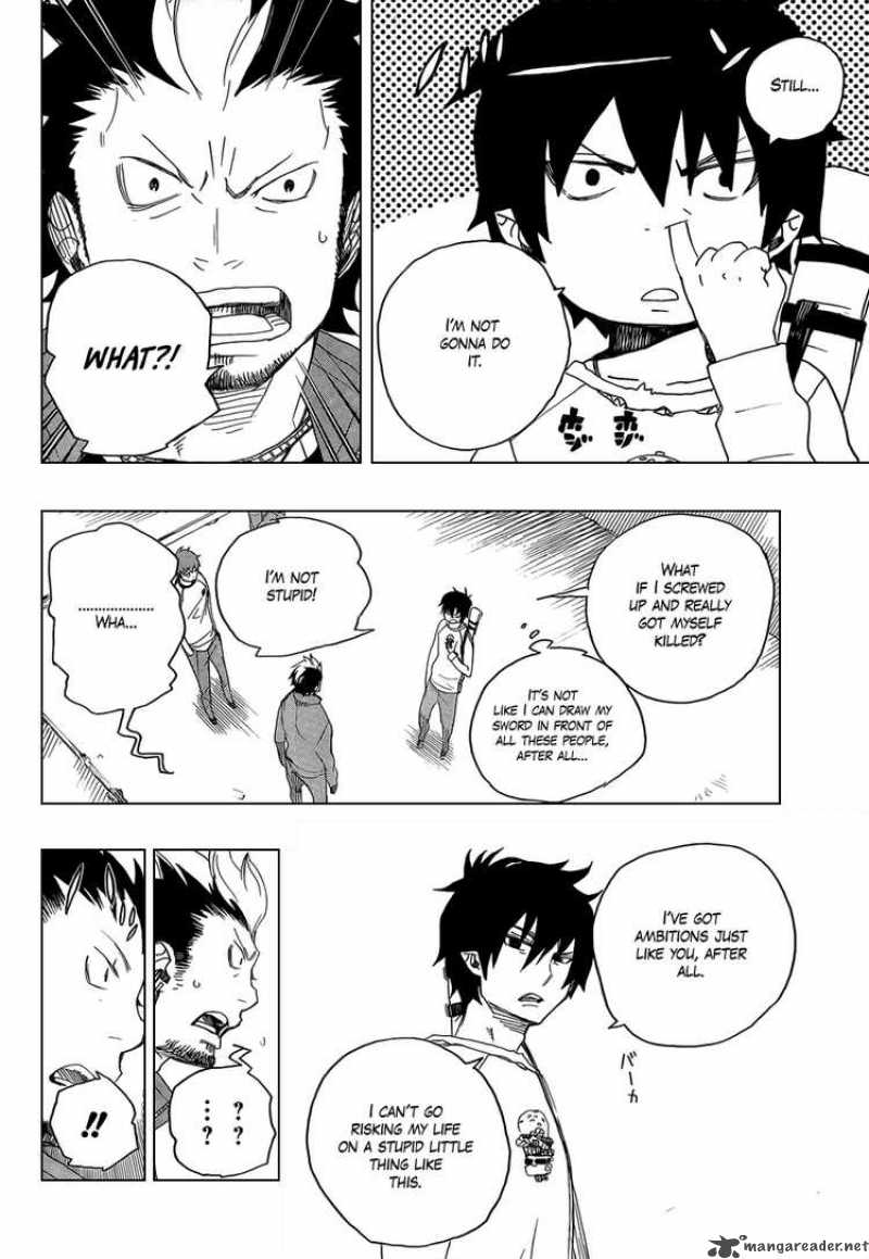 Ao No Exorcist Chapter 4 Page 28