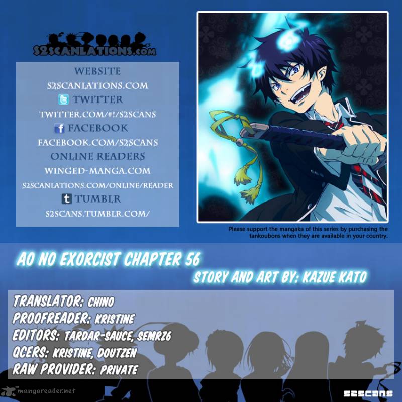 Ao No Exorcist Chapter 56 Page 1