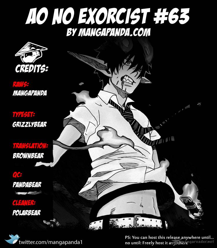 Ao No Exorcist Chapter 63 Page 36