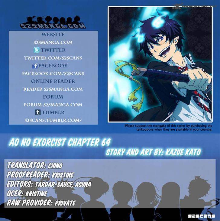 Ao No Exorcist Chapter 64 Page 24