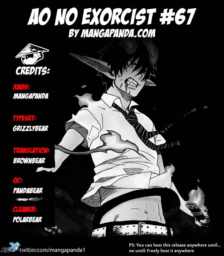 Ao No Exorcist Chapter 67 Page 36