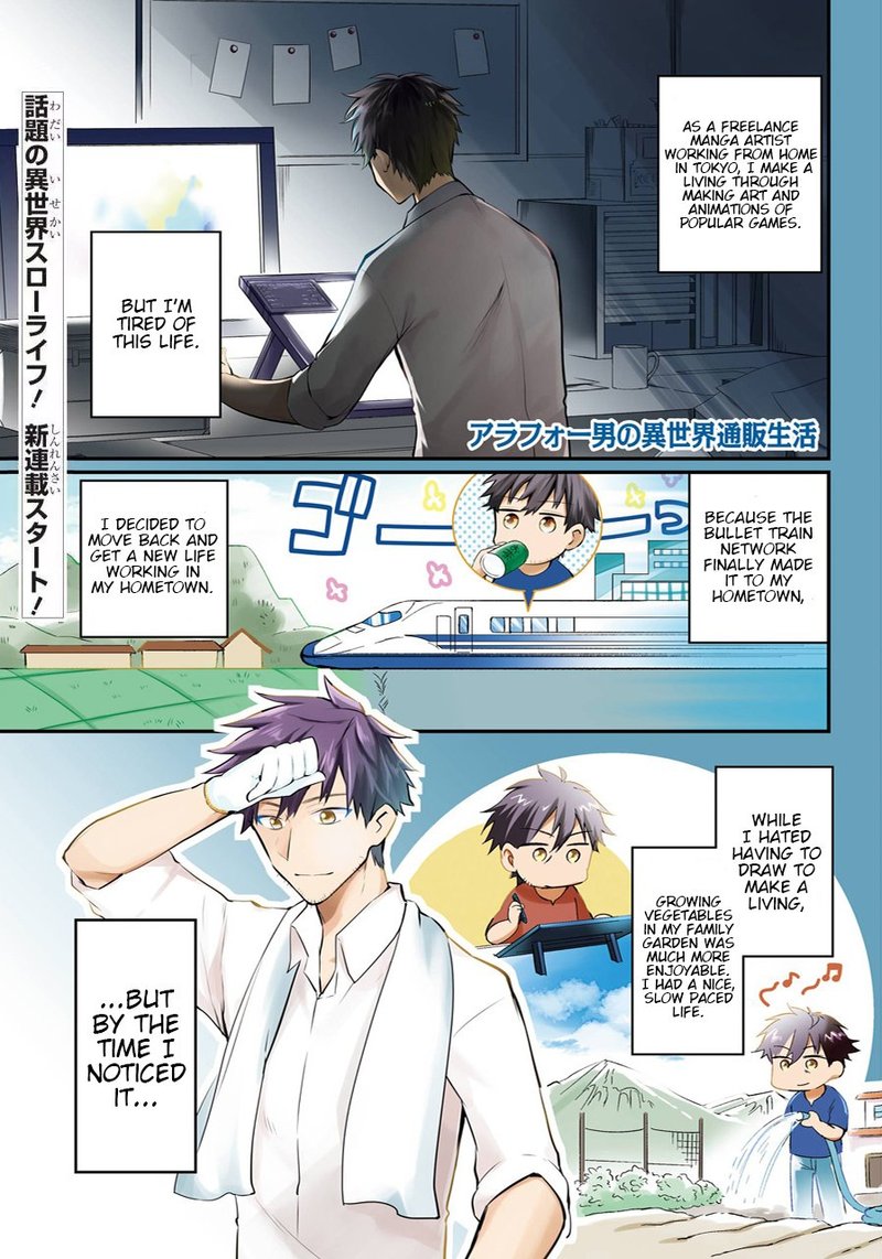 Around 40 Otoko No Isekai Tsuuhan Seikatsu Chapter 1 Page 1