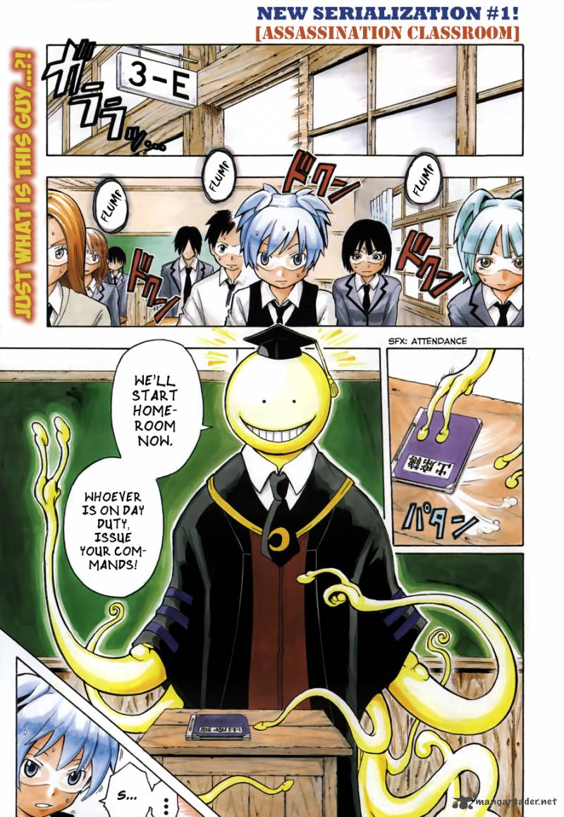 Assassination Classroom Chapter 1 Page 3