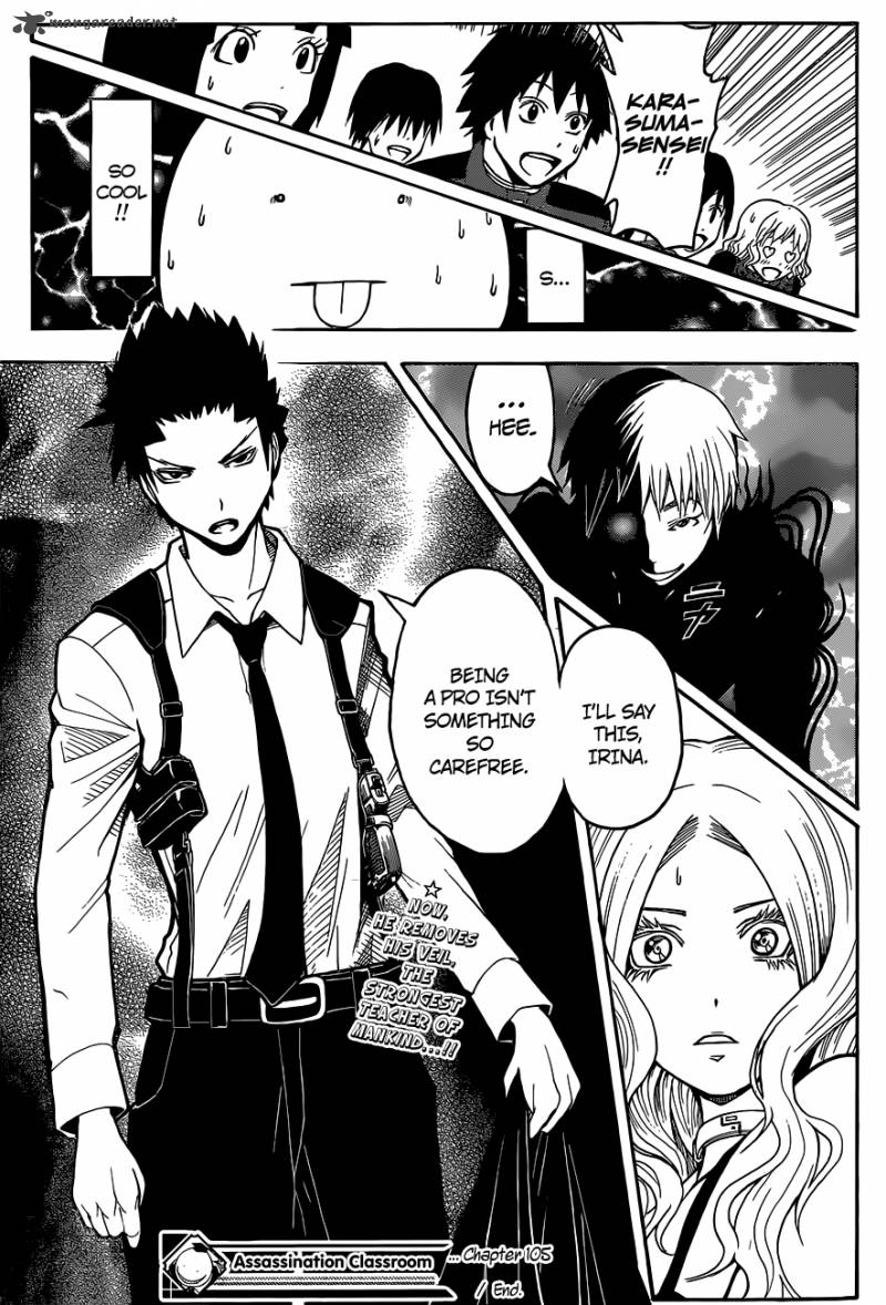 Assassination Classroom Chapter 105 Page 20