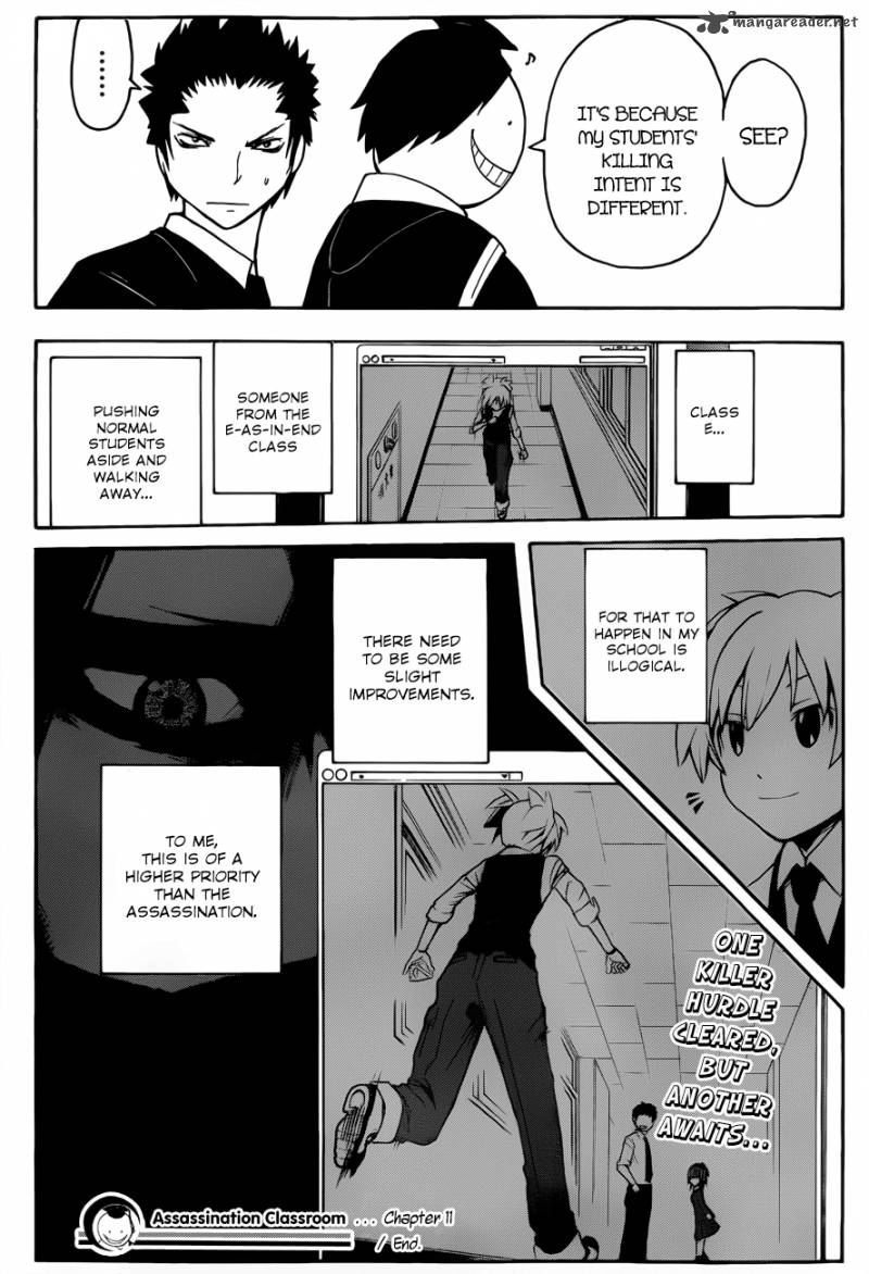 Assassination Classroom Chapter 11 Page 20