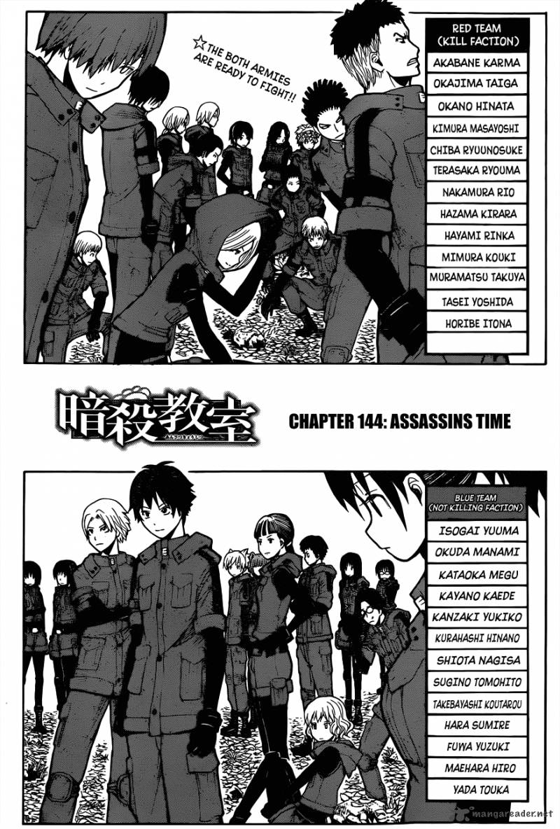 Assassination Classroom Chapter 144 Page 10