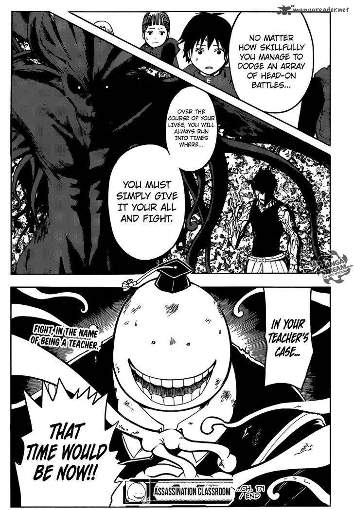 Assassination Classroom Chapter 171 Page 19
