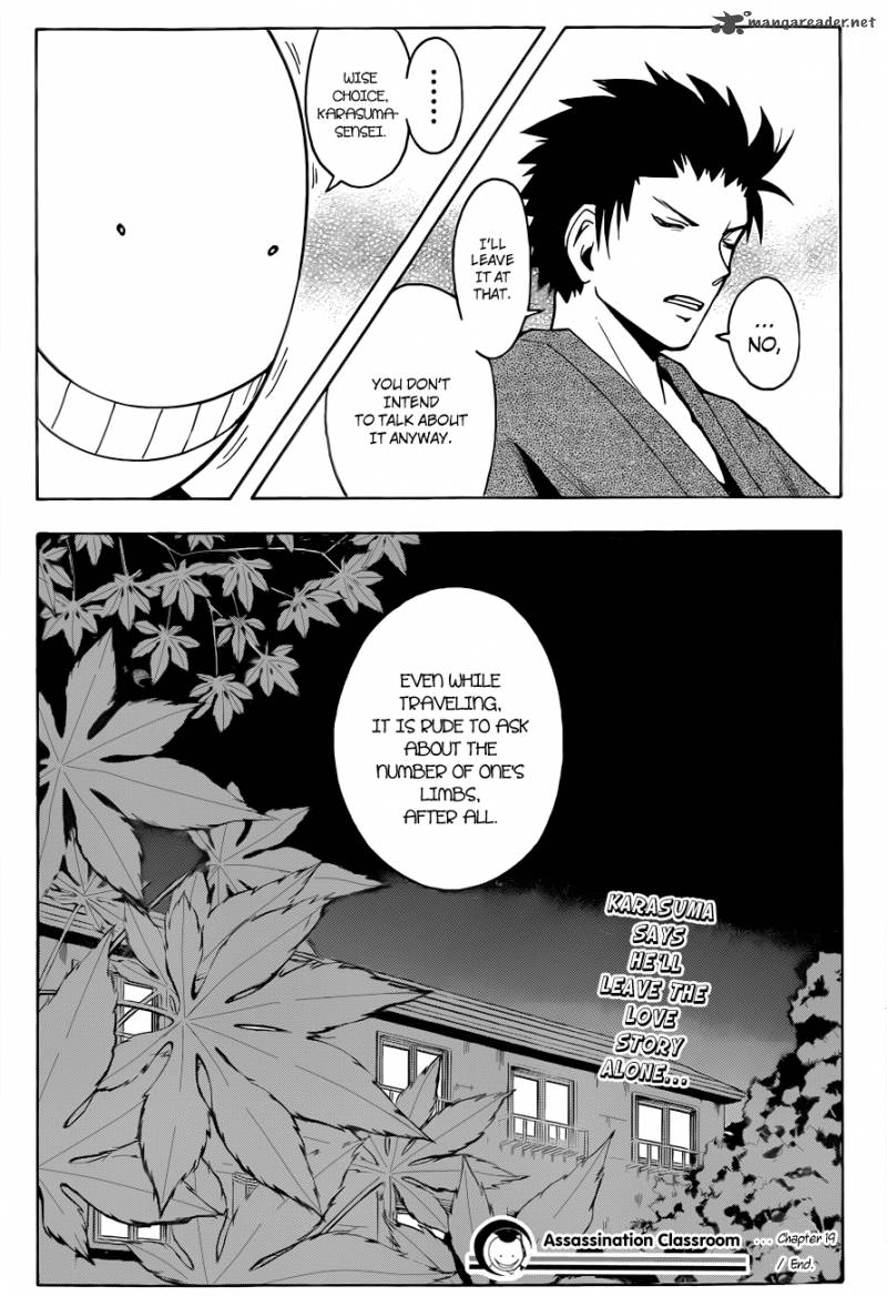 Assassination Classroom Chapter 19 Page 20