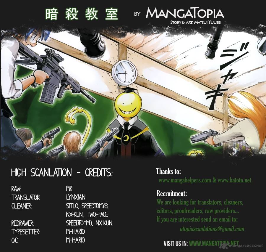 Assassination Classroom Chapter 2 Page 1