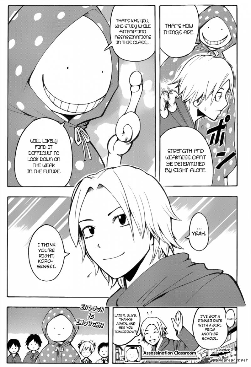 Assassination Classroom Chapter 24 Page 20