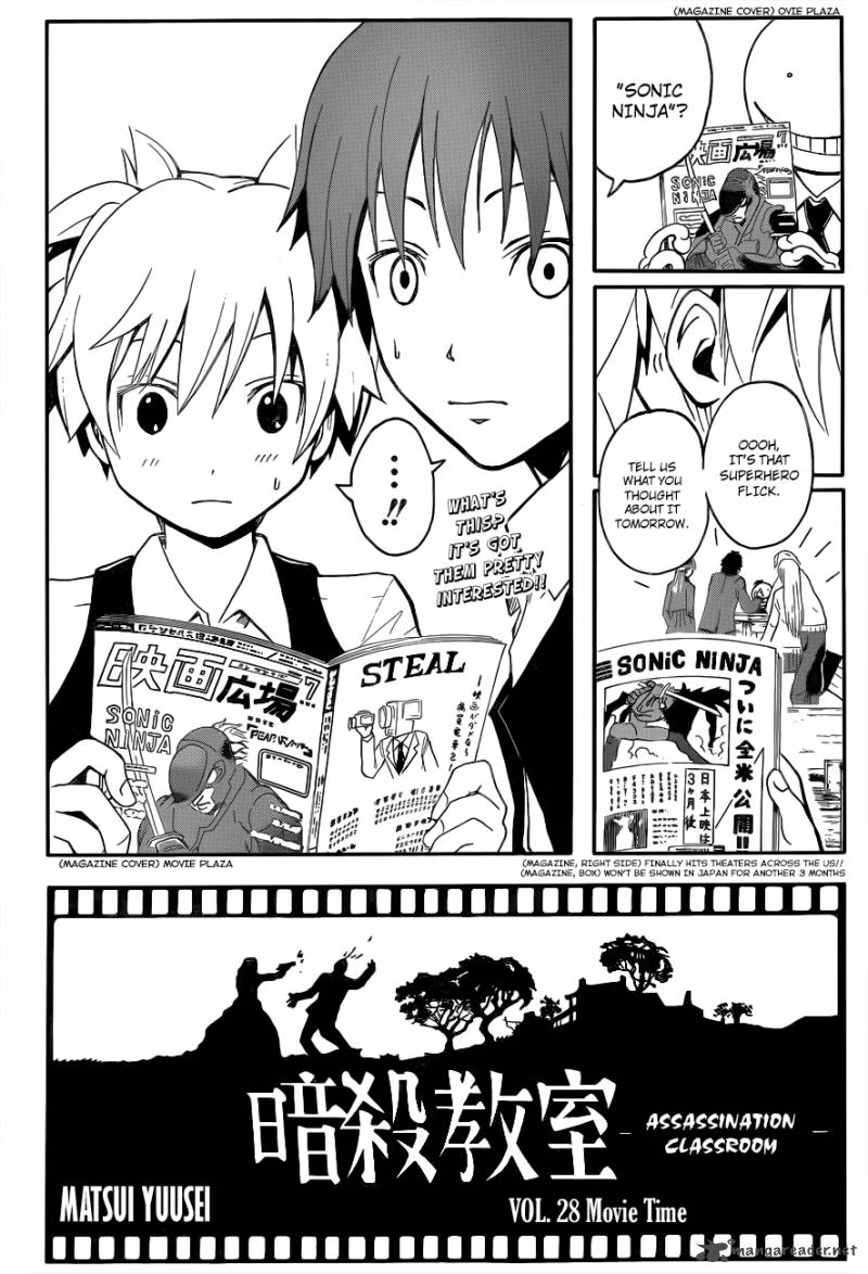 Assassination Classroom Chapter 28 Page 3