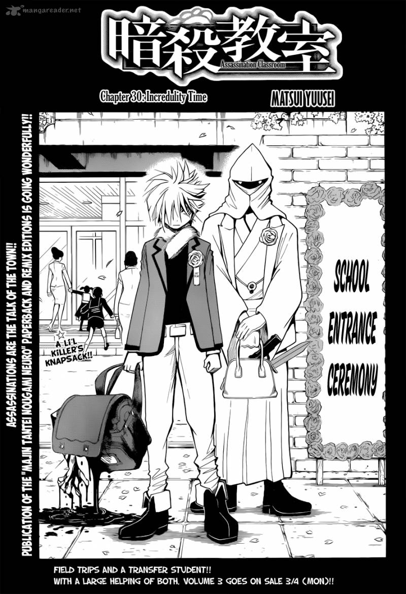 Assassination Classroom Chapter 30 Page 2