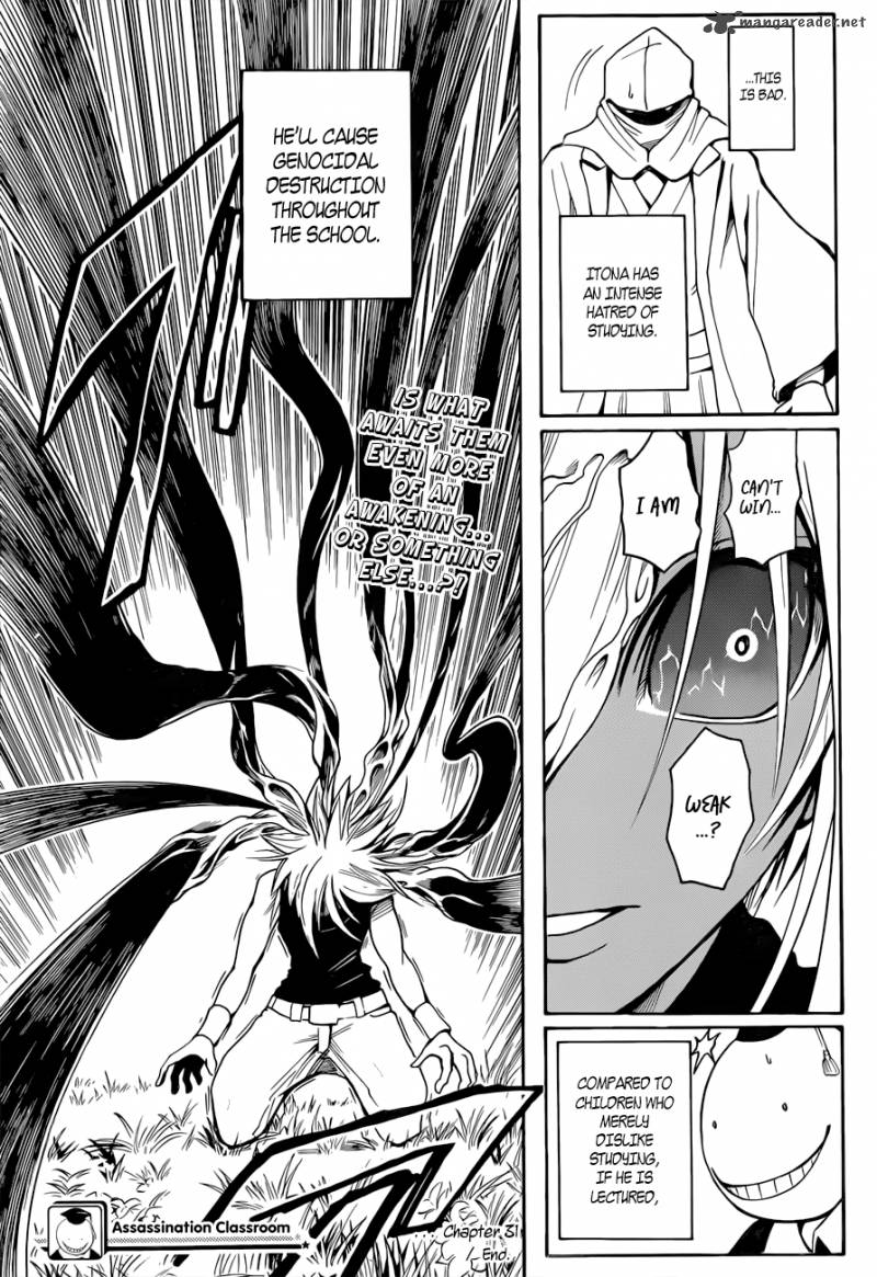 Assassination Classroom Chapter 31 Page 20