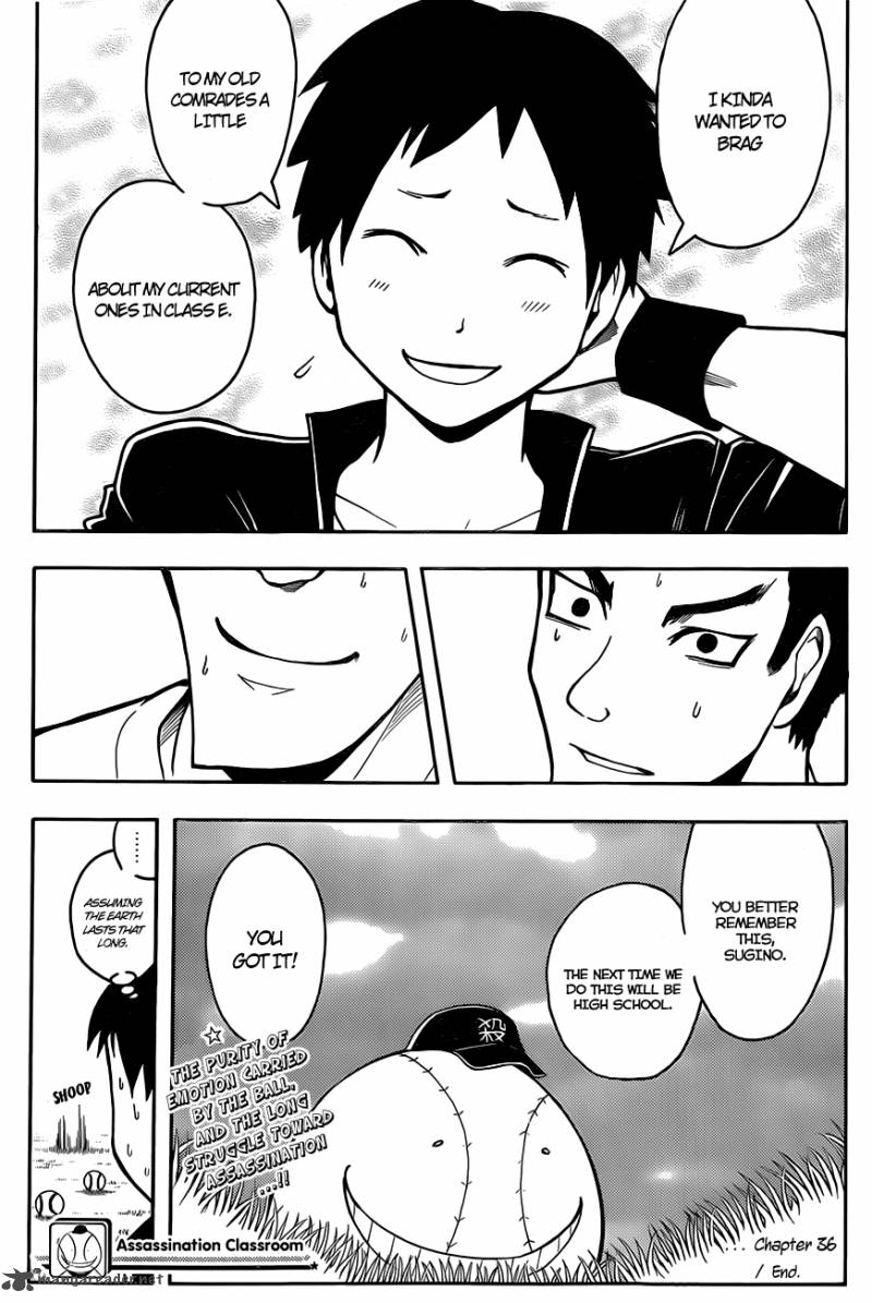 Assassination Classroom Chapter 36 Page 20