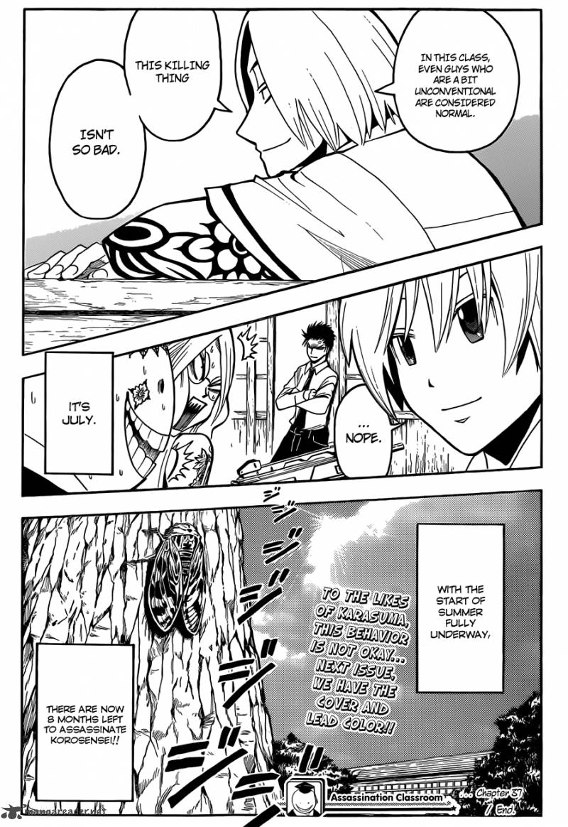 Assassination Classroom Chapter 37 Page 20