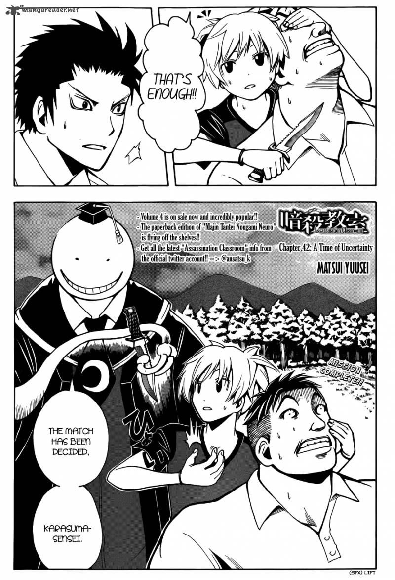 Assassination Classroom Chapter 42 Page 2