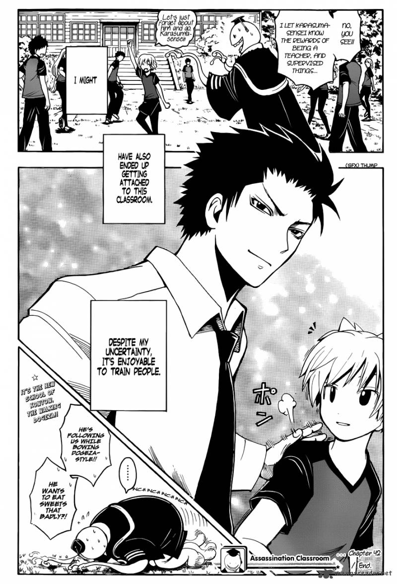 Assassination Classroom Chapter 42 Page 20