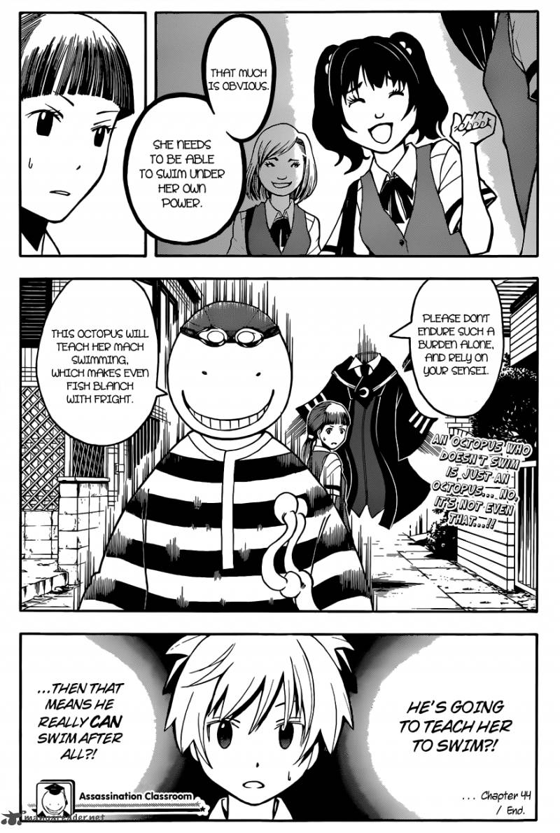 Assassination Classroom Chapter 44 Page 20
