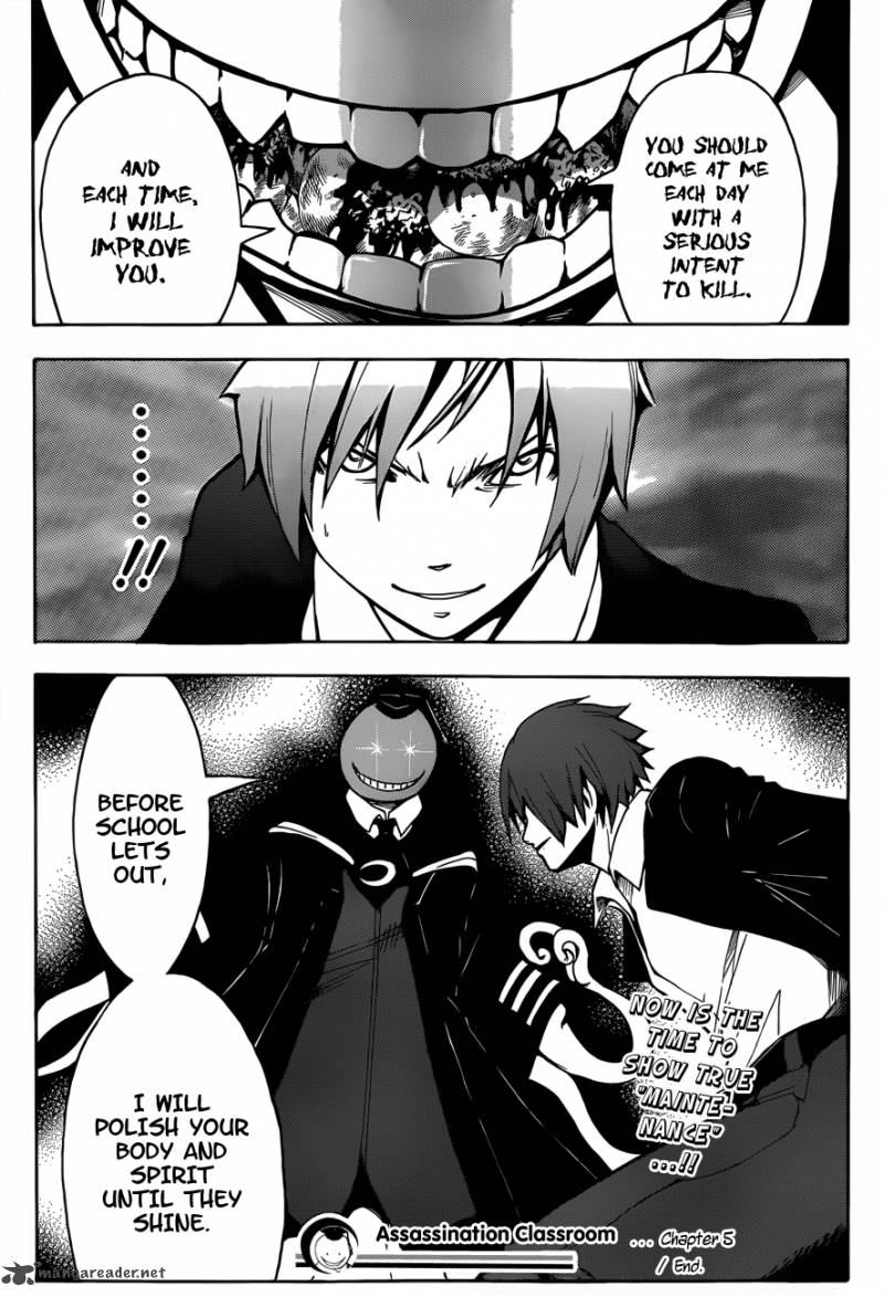 Assassination Classroom Chapter 5 Page 22