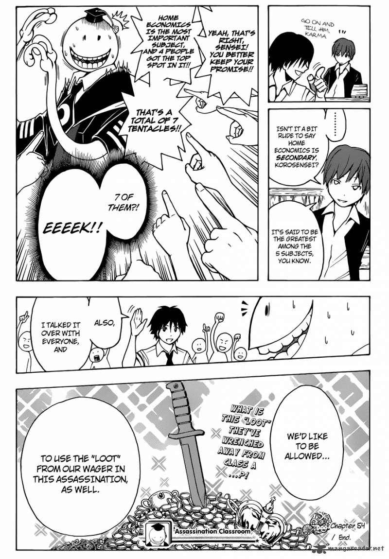 Assassination Classroom Chapter 54 Page 20