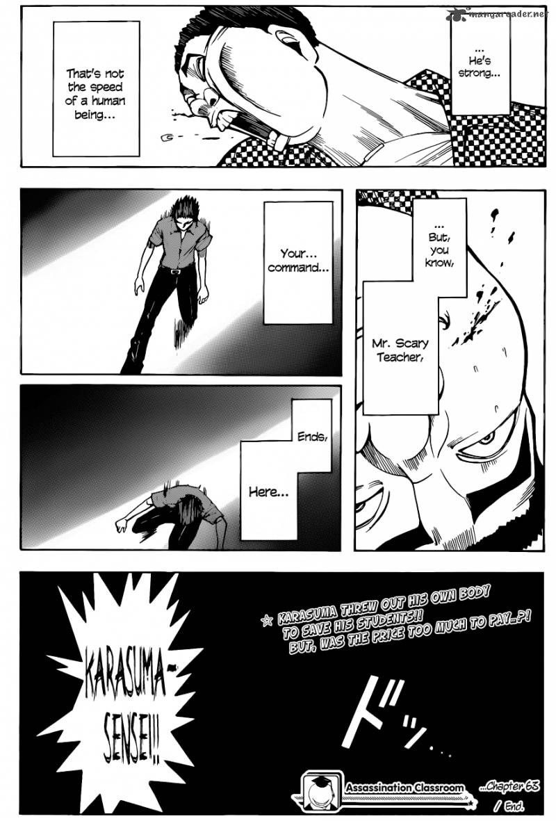 Assassination Classroom Chapter 63 Page 20