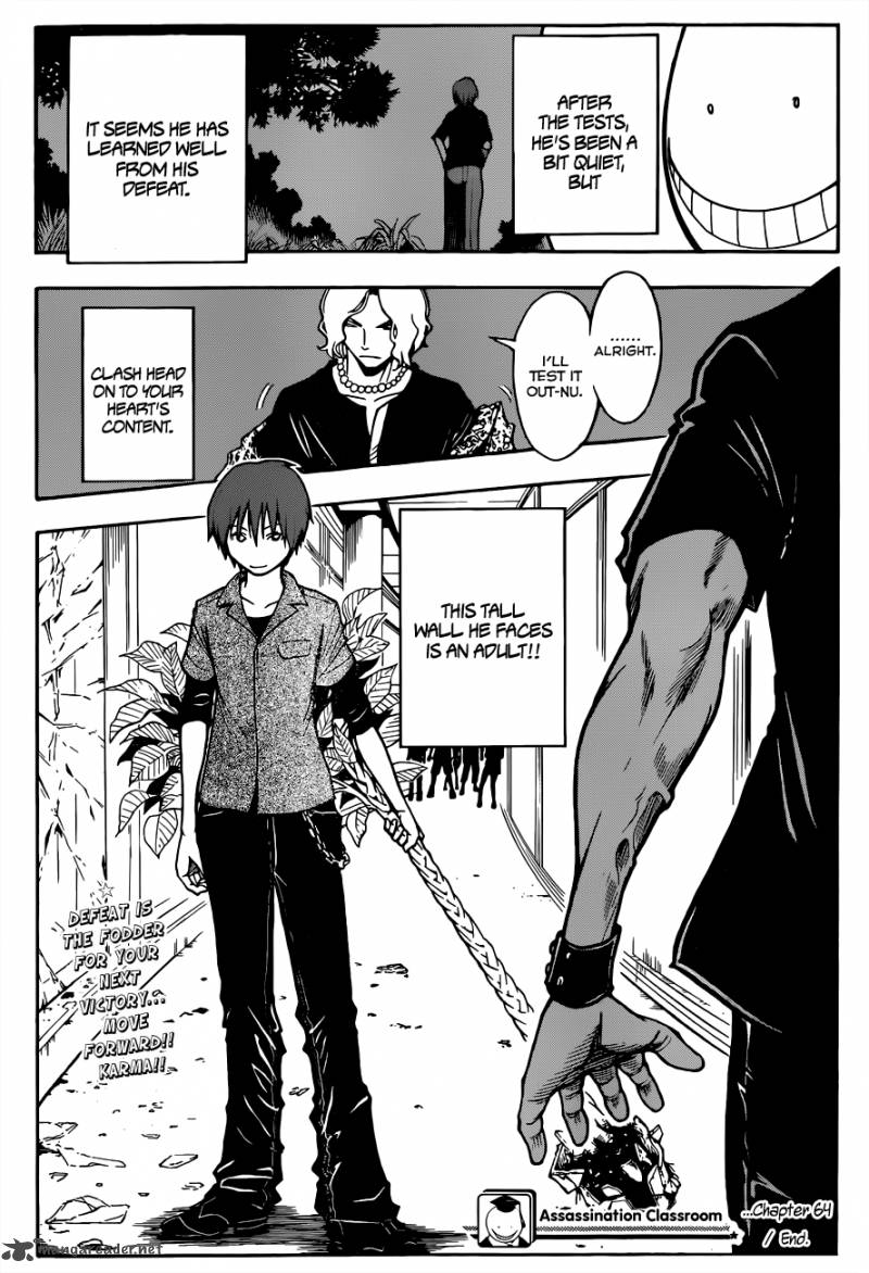 Assassination Classroom Chapter 64 Page 20