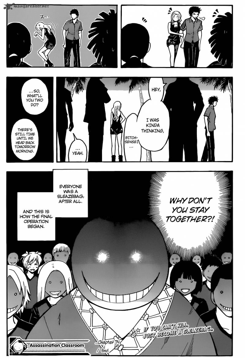 Assassination Classroom Chapter 74 Page 20