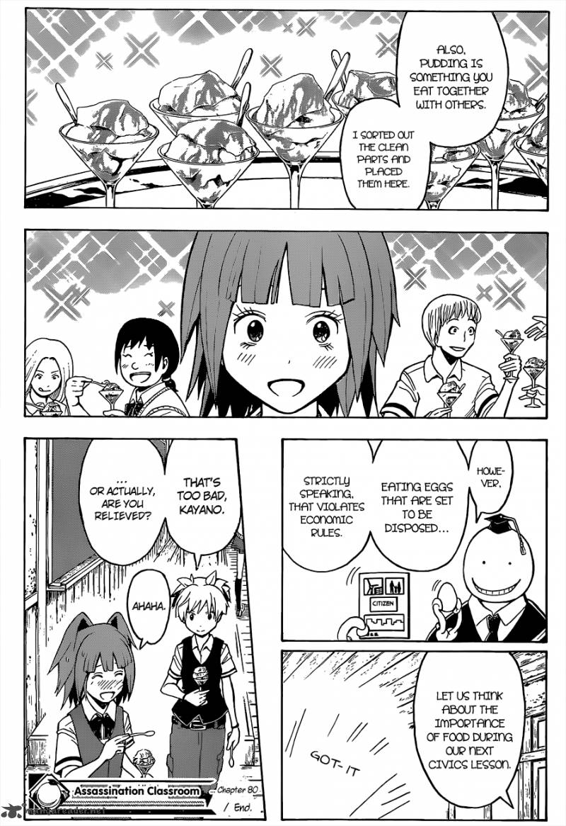 Assassination Classroom Chapter 80 Page 19