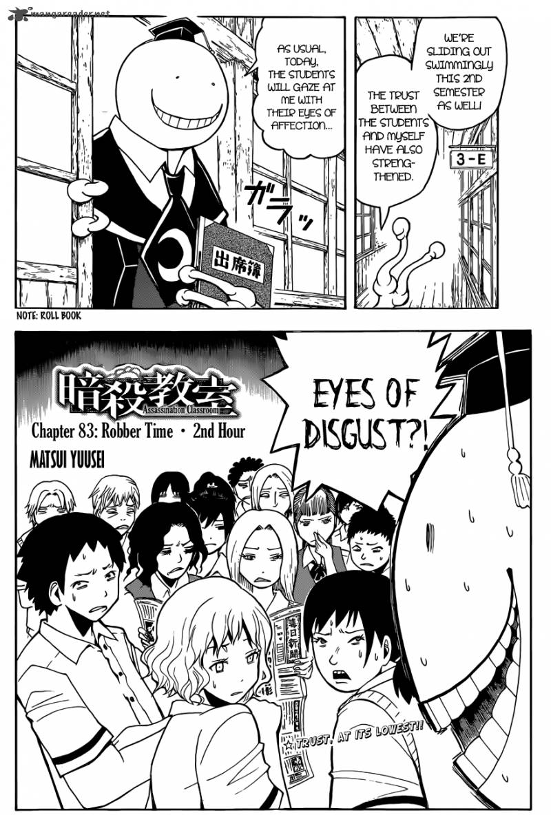 Assassination Classroom Chapter 83 Page 3
