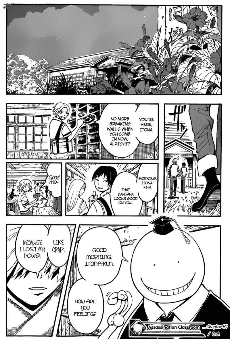 Assassination Classroom Chapter 87 Page 20