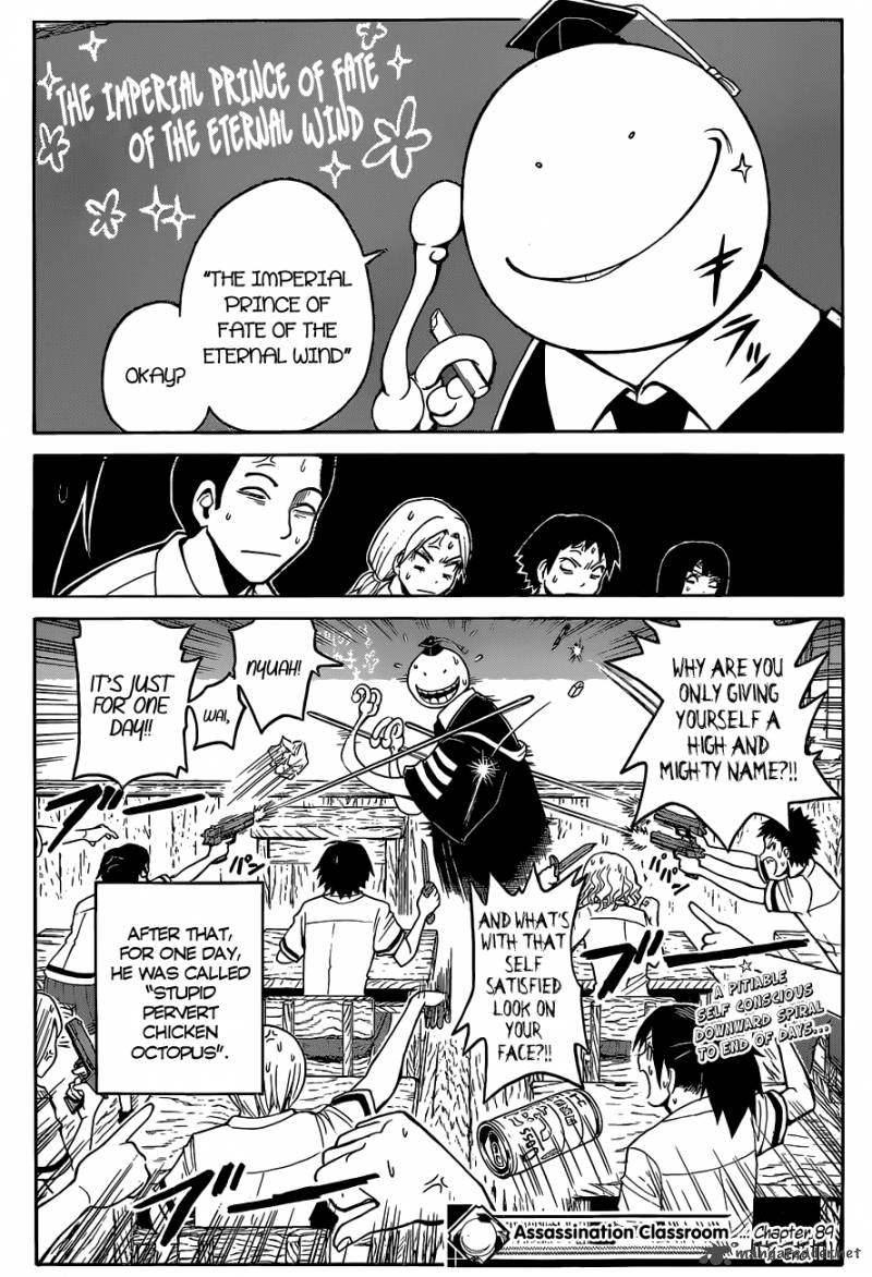 Assassination Classroom Chapter 89 Page 20