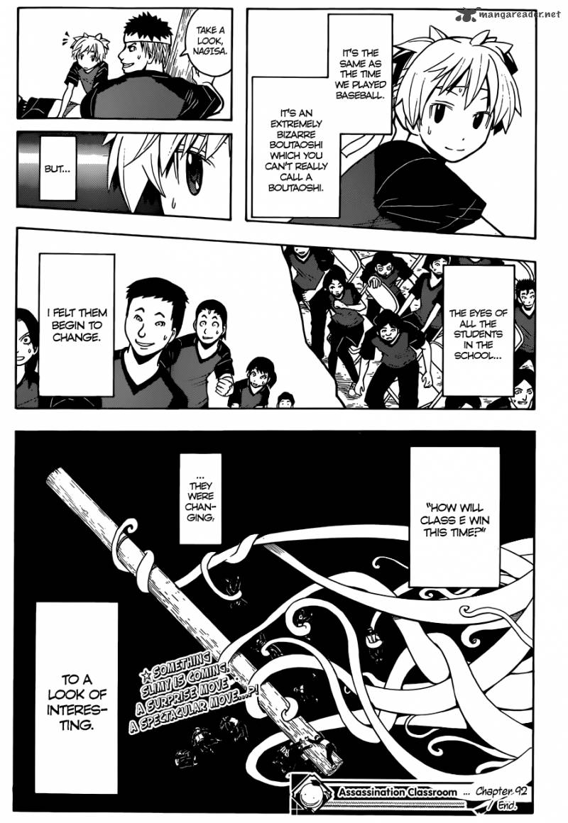 Assassination Classroom Chapter 92 Page 20