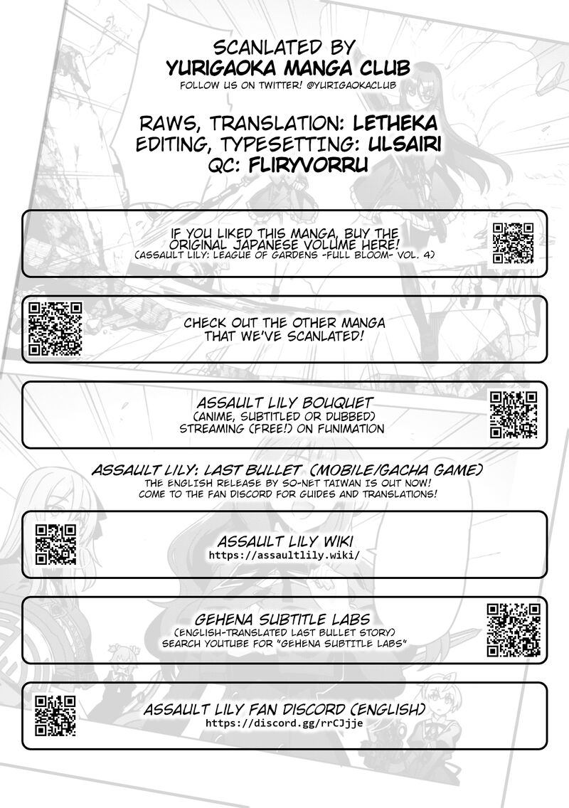 Assault Lily League Of Gardens Full Bloom Chapter 19 Page 26