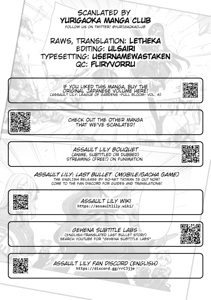 Assault Lily League Of Gardens Full Bloom Chapter 20 Page 24