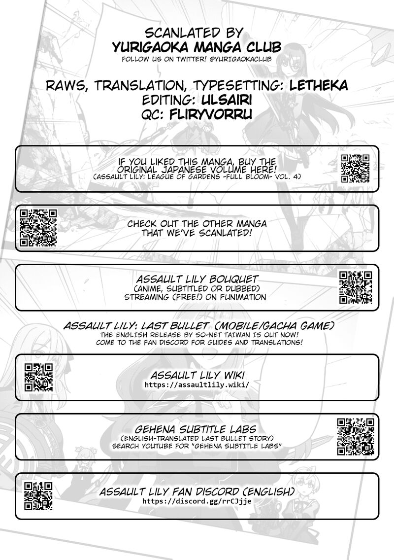 Assault Lily League Of Gardens Full Bloom Chapter 23 Page 28