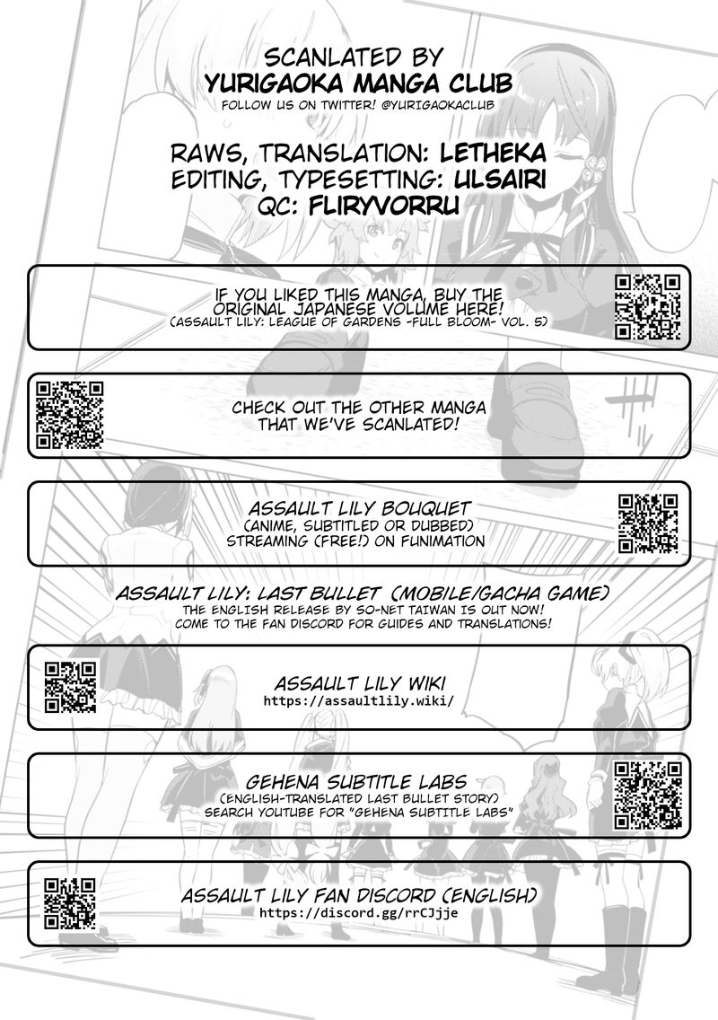 Assault Lily League Of Gardens Full Bloom Chapter 26 Page 30