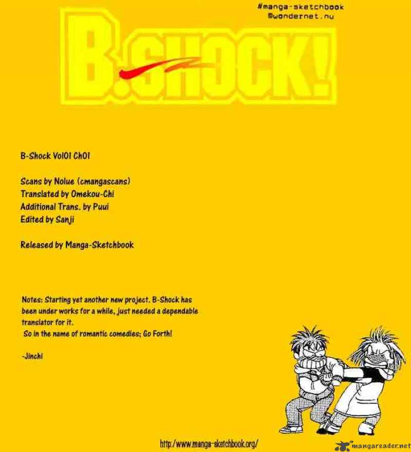 B Shock Chapter 1 Page 1