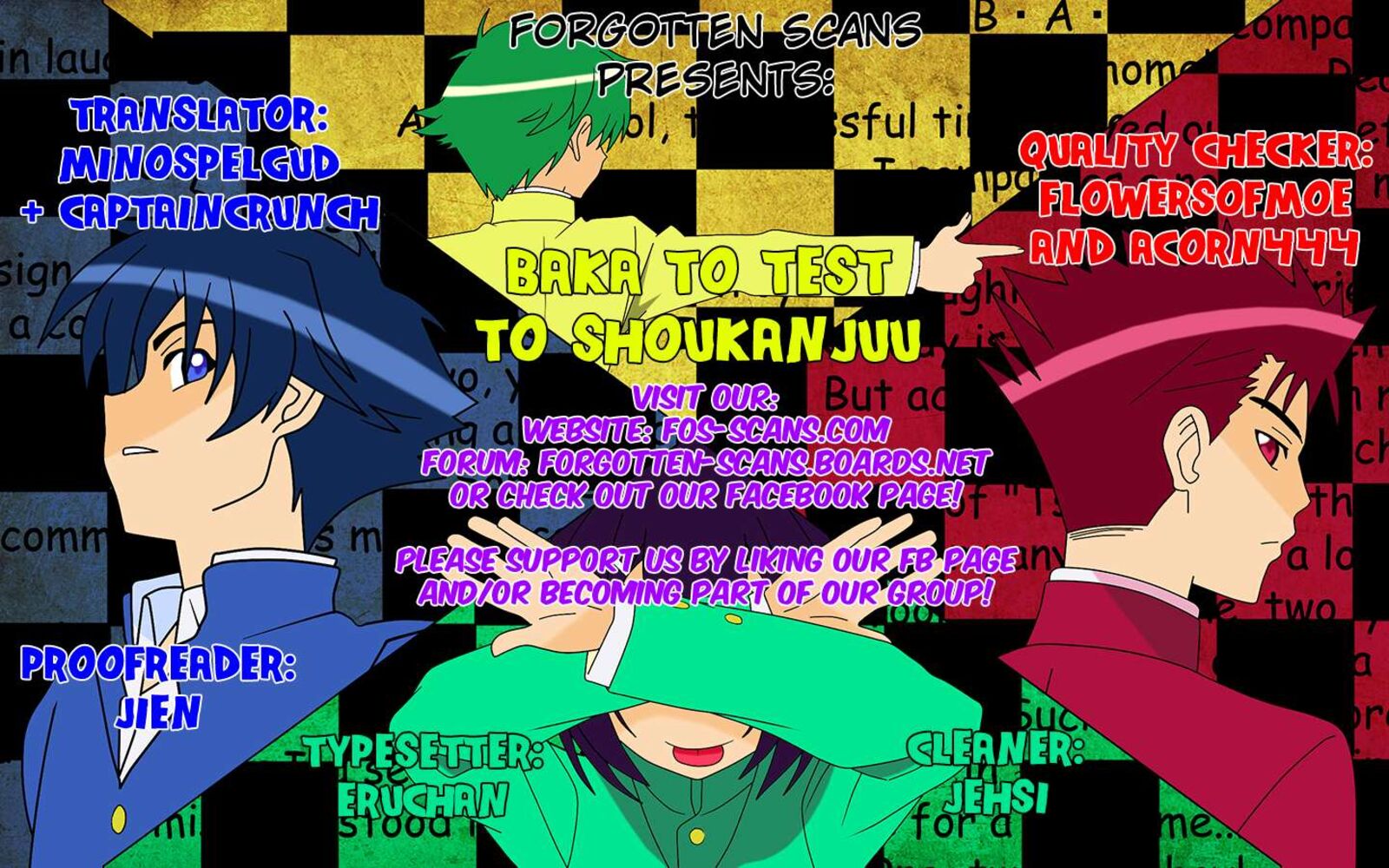 Baka To Test To Shoukanjuu Chapter 29 Page 1