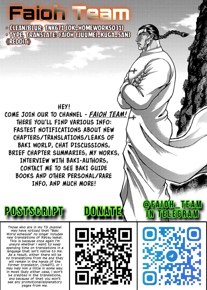 Baki Gaiden Retsu Kaioh Isekai Tensei Shitemo Ikkou Kamawan Chapter 64 Page 21